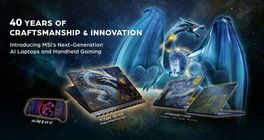 Společnost MSI představila na veletrhu COMPUTEX 2026 první notebook s NVIDIA RTX Spark, handheld Claw 8 EX AI+ a notebook Titan 18 HX Dragon Edition Draco Epic