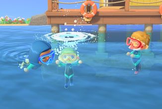 V Animal Crossing: New Horizons budete moci plavat a potápět se