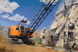 Reclaim Expansion rozšiřuje RoadCraft nejen o nové mapy a vozidla, ale i o demolice budov