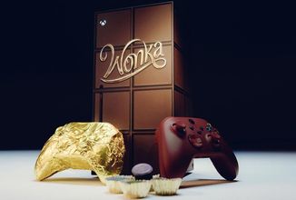 Xbox Series X s motivem Wonky doplňuje čokoládový ovladač