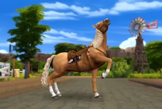 Jízda divokým západem v The Sims 4 Koňský ranč