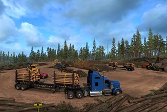 American Truck Simulator ukazuje dřevařský průmysl v Idaho