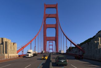 Krásy San Francisca budete obdivovat v American Truck Simulatoru