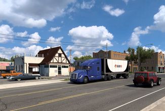 Obrázky ukazují nadcházející dvě rozšíření mapy American Truck Simulatoru