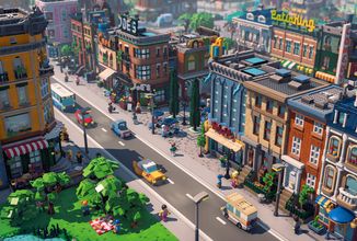 Muž spadl do řeky v Lego Skylines, nastartujte záchranný vrtulník