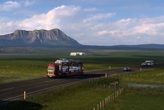 Při jízdě po Islandu v Euro Truck Simulatoru 2 se budete kochat místními krásami