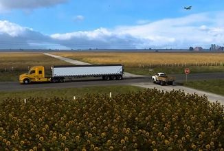 American Truck Simulator rozšíří silnice do slunečnicového státu