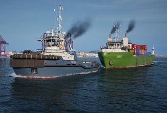 V Seafarer: The Ship Sim se ujmete kormidla nad vlečnými čluny i nákladními loděmi