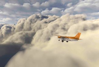 Smrtící hurikán Ian z pohledu hráčů Microsoft Flight Simulatoru