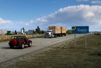 První pohled na Kansas v American Truck Simulatoru