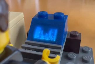Nadšenec spustil retro střílečku Doom na malém monitoru z Lego kostičky