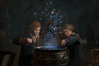 Ohnivé kouzlo a léčivý lektvar z Hogwarts Legacy
