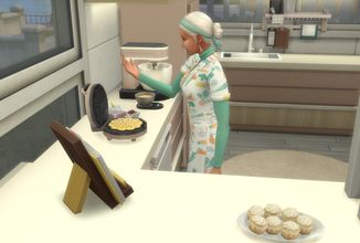 Pizza a vafle, to je oč tu běží! - Recenze The Sims 4 Domácí vaření