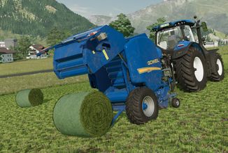Farming Simulator 22 v DLC umožní přeměnit na balíky kukuřičnou siláž i krmnou směs