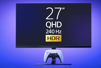 Sony představila první 27" herní monitor PlayStation s držákem pro DualSense