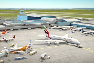 Česká mobilní hra World of Airports umožní řídit pražské letiště