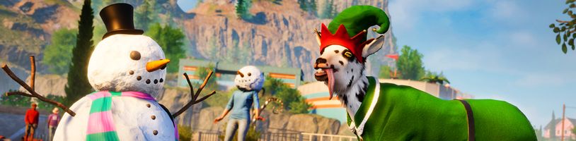 Goat Simulator 3 obdržel vánoční aktualizaci