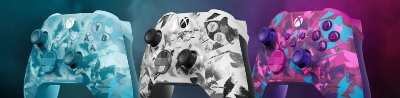 Microsoft odhalil tři nové speciální ovladače Xbox z edice Breaker