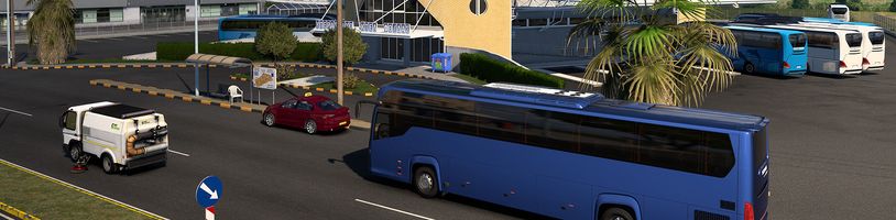 Euro Truck Simulator 2 před příchodem Coaches DLC vylepšuje autobusová nádraží