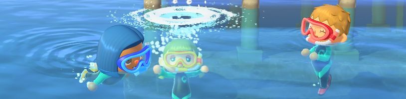 V Animal Crossing: New Horizons budete moci plavat a potápět se