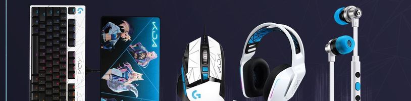 Hardware podle neexistující kapely? To je set League of Legends × Logitech s K/DA