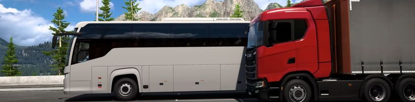 Do Euro Truck Simulatoru 2 přijíždějí dálkové autobusy