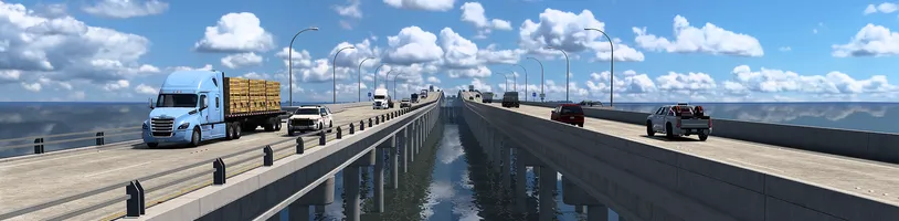 Močály, historická města i nový průmysl. American Truck Simulator vítá Louisisanu