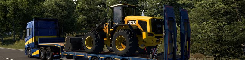 JCB stroje rozšiřují evropské a americké kamiony