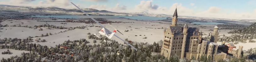 Do Microsoft Flight Simulatoru přichází sníh v reálném čase