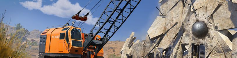 Reclaim Expansion rozšiřuje RoadCraft nejen o nové mapy a vozidla, ale i o demolice budov