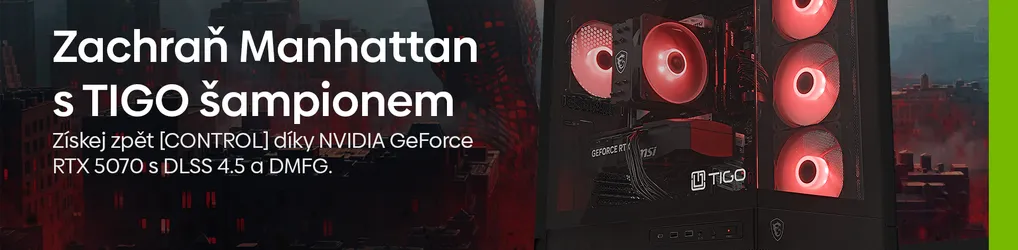 Zachraň Manhattan s TIGO šampionem a GeForce RTX