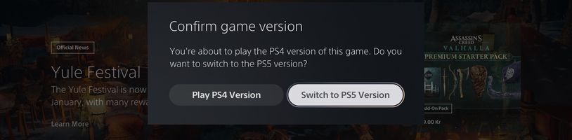 PS5 nově upozorní, že hrajete hru ve verzi pro PS4
