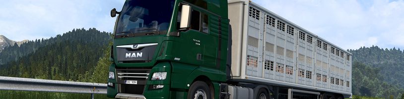 Euro Truck Simulator 2 obdrží návěsy na přepravu dobytka