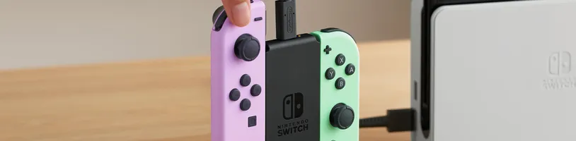 Nintendo vydá nabíjecí stojan pro Joy-Cony