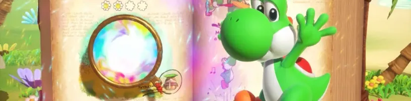 Yoshi and the Mysterious Book je zábavná malebná adventura 