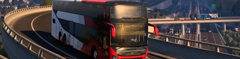 Euro Truck Simulator 2 ukazuje autobusovou dopravu