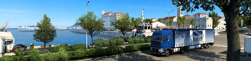 Split, Zadar a další města Jaderského moře v Euro Truck Simulatoru 2