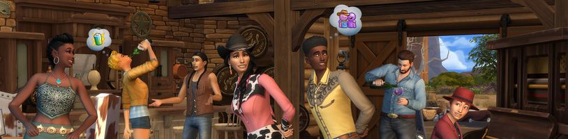 Divoký západ v The Sims 4 potvrzen trailerem