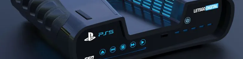 Na devkit PS5 ve tvaru V lze postavit monitor