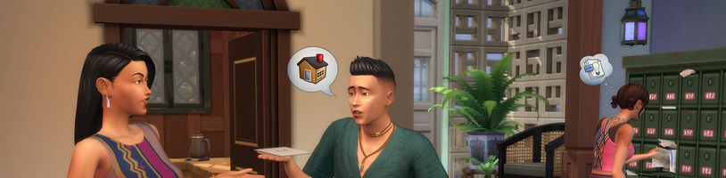 Krásné město a byty zamořené plísní - The Sims 4 Nájemní bydlení