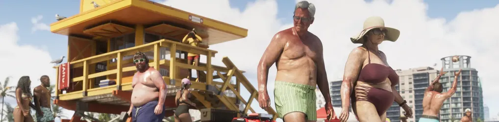 Únik z GTA 6 ukazuje další působivý detail. Pláž ve Vice City je plná lidí