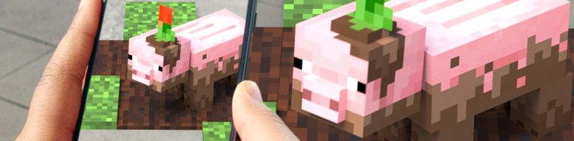 Ve vývoji je mobilní AR hra ze světa Minecraftu
