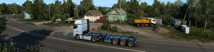 Ruské vesnice v Euro Truck Simulator 2
