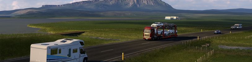 Při jízdě po Islandu v Euro Truck Simulatoru 2 se budete kochat místními krásami
