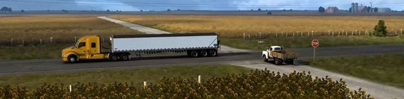 American Truck Simulator rozšíří silnice do slunečnicového státu
