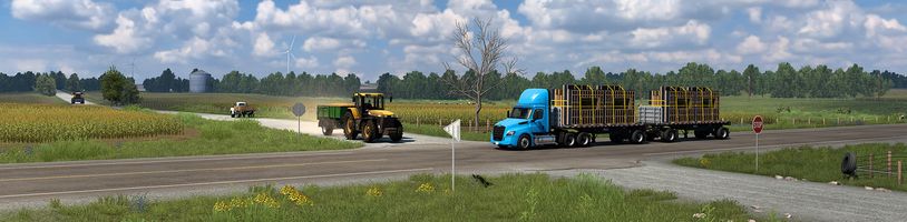 American Truck Simulator míří do Iowy. Přivítá vás krásná krajina a nové průmyslové zóny