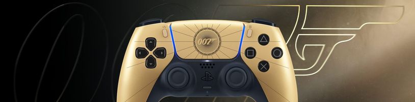 James Bond má zlatý DualSense. PlayStation představil limitovaný ovladač k 007: First Light