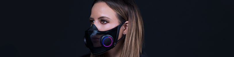 Chytrý respirátor s RGB od Razeru proti covidu-19 se stává skutečností