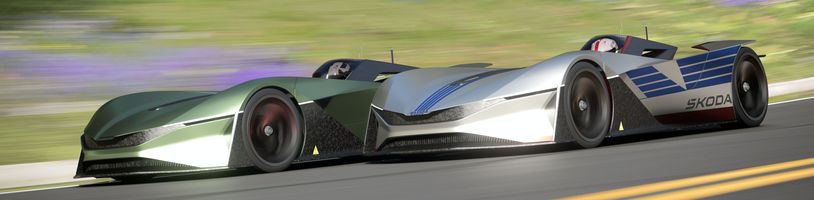 V Gran Turismo 7 se svezeme v české raketě od škodovky