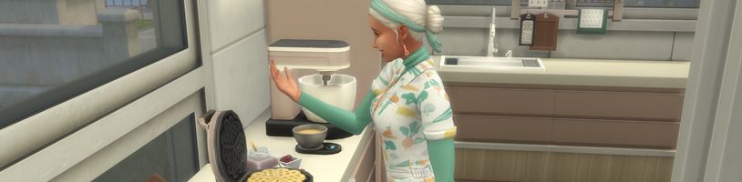 Pizza a vafle, to je oč tu běží! - Recenze The Sims 4 Domácí vaření